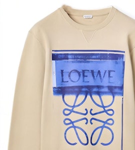 LOEWE FW22 標誌印花棉質圓領長袖衛衣 岩灰色 H526Y24X11-1250 Details for LOEWE FW22 標誌印花棉質圓領長袖衛衣 岩灰色 H526Y24X11-1250