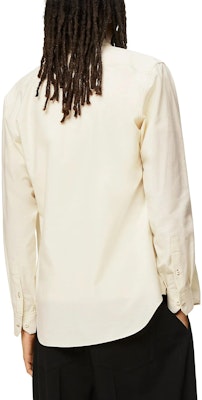 LOEWE FW22 純色白色長袖襯衫 H526Y05W89-2370 Details for LOEWE FW22 純色白色長袖襯衫 H526Y05W89-2370