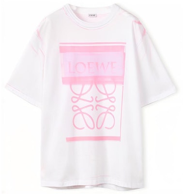 LOEWE FW22 Baju-T Krew Leher Putih Logo Cetakan Kasual. H526Y22X27-2102 Order LOEWE FW22 Baju-T Krew Leher Putih Logo Cetakan Kasual. H526Y22X27-2102