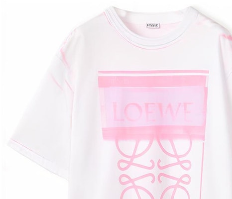 LOEWE FW22 Baju-T Krew Leher Putih Logo Cetakan Kasual. H526Y22X27-2102 Details for LOEWE FW22 Baju-T Krew Leher Putih Logo Cetakan Kasual. H526Y22X27-2102
