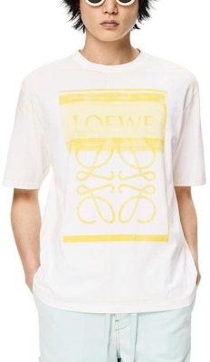 ロエベ FW22 イエロー コットン Tシャツ ロゴプリント レプリカ風。 H526Y22X27-2108 Purchase ロエベ FW22 イエロー コットン Tシャツ ロゴプリント レプリカ風。 H526Y22X27-2108