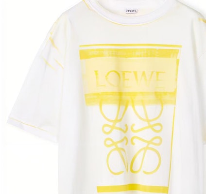 ロエベ FW22 イエロー コットン Tシャツ ロゴプリント レプリカ風。 H526Y22X27-2108 Details for ロエベ FW22 イエロー コットン Tシャツ ロゴプリント レプリカ風。 H526Y22X27-2108