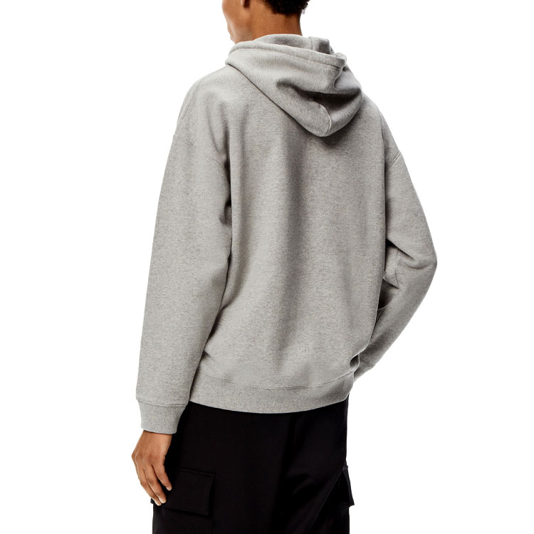 LOEWE FW22 Contrast Anagram Patch Hoodie  Grey. H526Y25J12-1120 圖 5