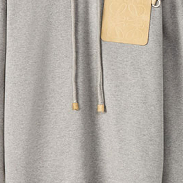 LOEWE FW22 Contrast Anagram Patch Hoodie  Grey. H526Y25J12-1120 圖 7