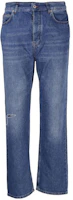 Order LOEWE FW22做旧直筒牛仔裤 深蓝色 秋季款 H526Y11X22-5380