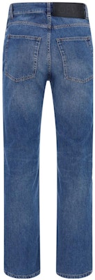 ロエベ FW22 ディストレートストレートジーンズ ディープブルー 秋コレクション H526Y11X22-5380 Lookbook ロエベ FW22 ディストレートストレートジーンズ ディープブルー 秋コレクション H526Y11X22-5380