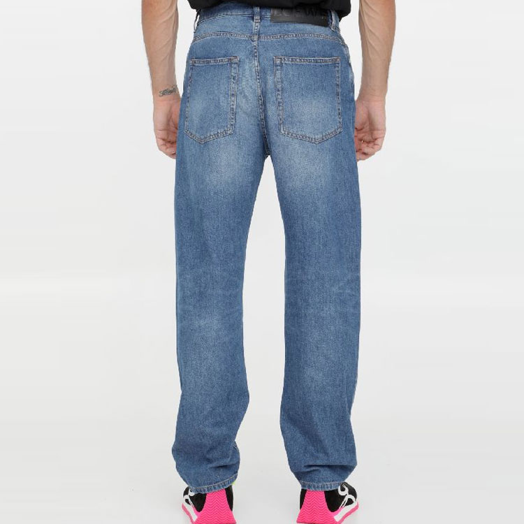 Details for ロエベ FW22 ディストレートストレートジーンズ ディープブルー 秋コレクション H526Y11X22-5380