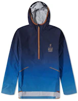 LOEWE FW22 Gradient Logo Print Hooded Windbreaker Jacket Blue () H929Y02X01-6227 LOEWE FW22 Gradient Logo Print Hooded Windbreaker Jacket Blue () H929Y02X01-6227