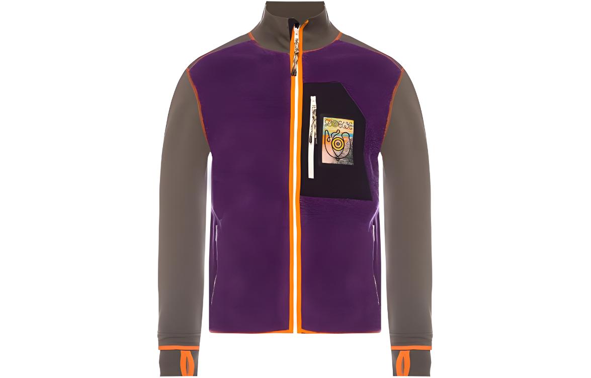 LOEWE FW22 Letter Print Hoodie Khaki Green H6109514CR