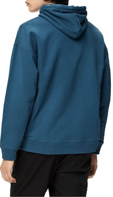 LOEWE FW22 Men’s Oversized Pullover Hoodie with Logo Patch in Petrol Blue. H526Y25X15-1200 Shop LOEWE FW22 Men’s Oversized Pullover Hoodie with Logo Patch in Petrol Blue. H526Y25X15-1200