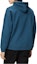 Shop LOEWE FW22 Men’s Oversized Pullover Hoodie with Logo Patch in Petrol Blue. H526Y25X15-1200