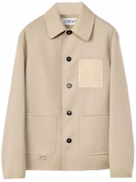 LOEWE FW22 Single-Breasted Khaki Long-Sleeve Jacket H526Y02W27-1250 LOEWE FW22 Single-Breasted Khaki Long-Sleeve Jacket H526Y02W27-1250