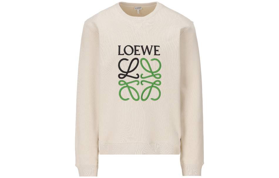 Order LOEWE FW23 米色字母印花圆领卫衣. H526Y24X10-2280