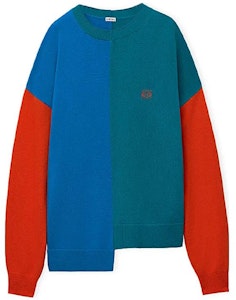 LOEWE FW23 Sweater Logo Colorblock Crewneck. H526Y14KEG-5149 Order LOEWE FW23 Sweater Logo Colorblock Crewneck. H526Y14KEG-5149