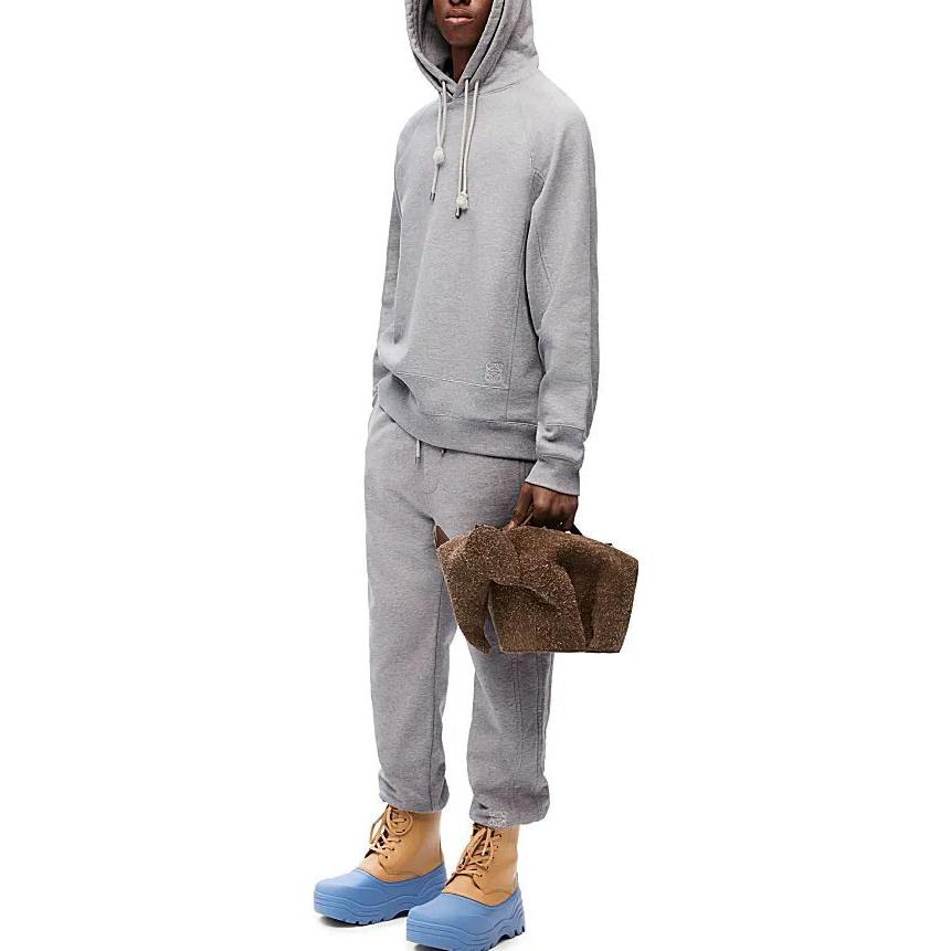 LOEWE FW23  Grey Hoodie with Embroidered Logo. H526Y25X27-1440 圖 5