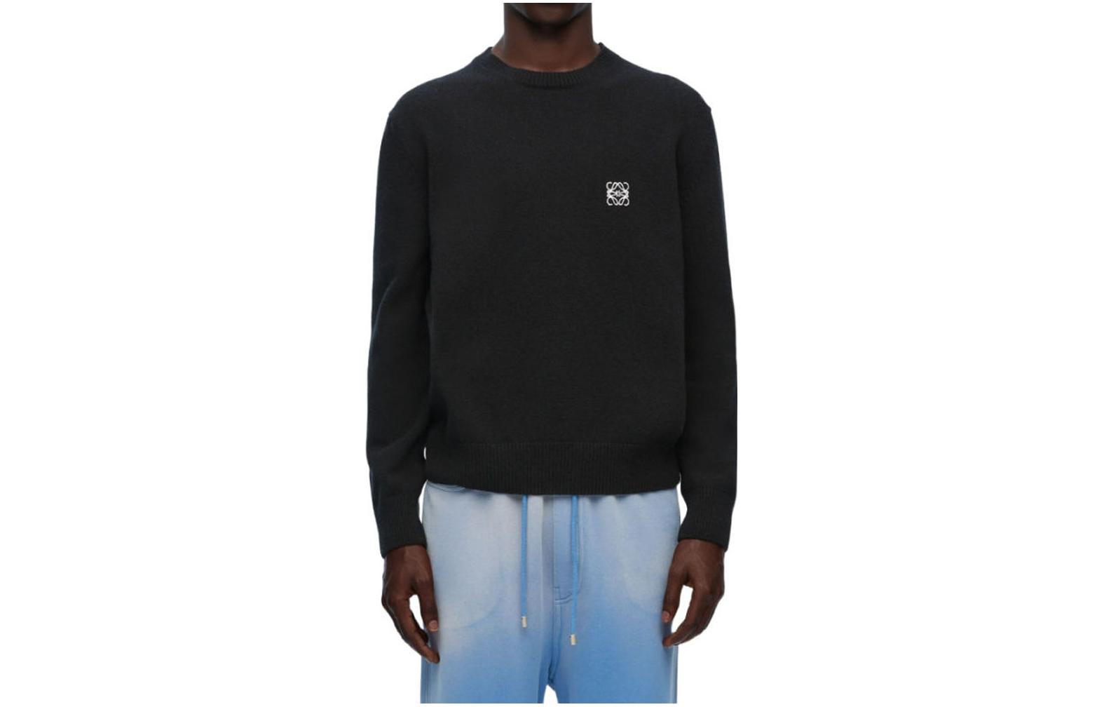 Details for LOEWE FW23 Logo Crewneck Baju Rajut Lengan Panjang. H526Y14KH1-1120