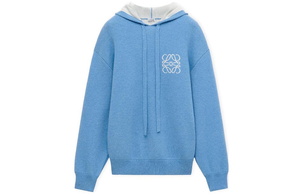 LOEWE FW23  Logo Jacquard Casual Hooded Long-Sleeve Sweatshirt H526Y14KGZ-5102