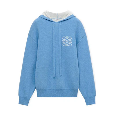 LOEWE FW23 Logo Jacquard Casual Hooded Long-Sleeve Sweatshirt H526Y14KGZ-5102