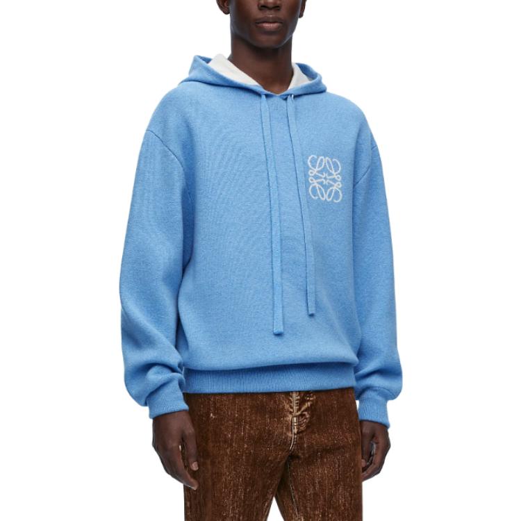 Purchase LOEWE FW23  Logo Jacquard Casual Hooded Long-Sleeve Sweatshirt H526Y14KGZ-5102