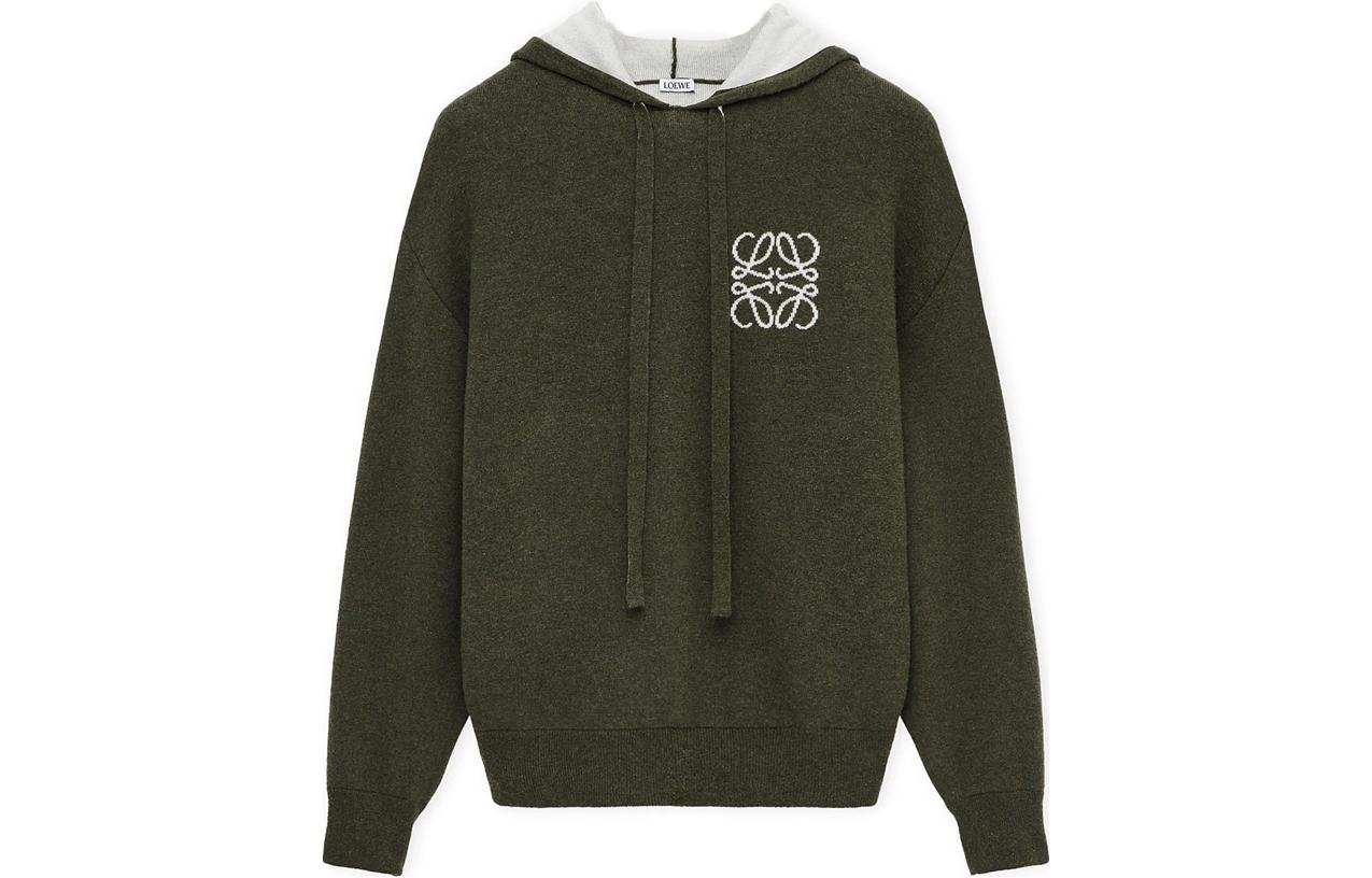 Cheap LOEWE FW23  Logo Jacquard Casual Hooded Long-Sleeve Sweatshirt H526Y14KGZ-5102