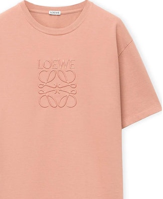 LOEWE FW23 粉色刺繡Logo設計圓領T恤 H526Y22XA4-8765 Details for LOEWE FW23 粉色刺繡Logo設計圓領T恤 H526Y22XA4-8765