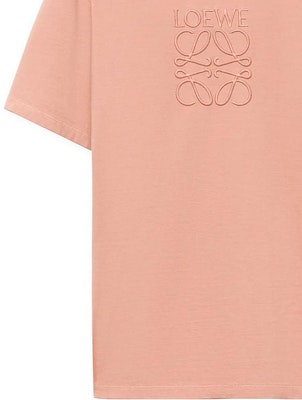 LOEWE FW23 粉色刺繡Logo設計圓領T恤 H526Y22XA4-8765 Sizing LOEWE FW23 粉色刺繡Logo設計圓領T恤 H526Y22XA4-8765