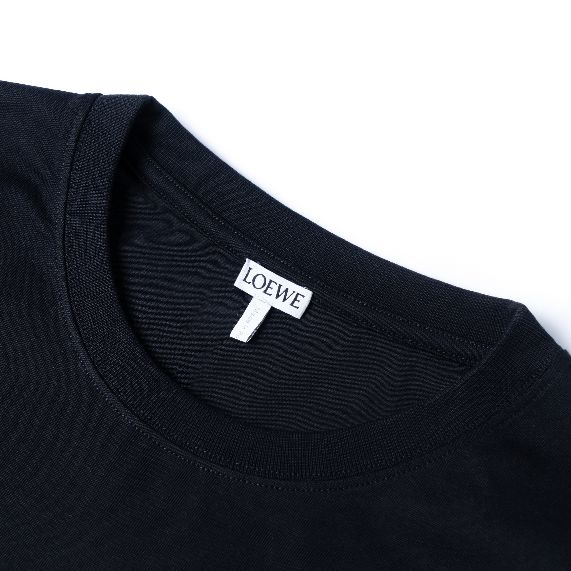 Shop LOEWE FW23 像素圖案刺繡寬鬆版型T恤 H526Y22XAD-1100