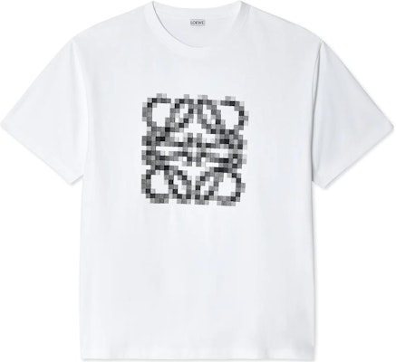 LOEWE FW23 像素圖案刺繡寬鬆版型T恤 H526Y22XAD-1100 Sizing LOEWE FW23 像素圖案刺繡寬鬆版型T恤 H526Y22XAD-1100
