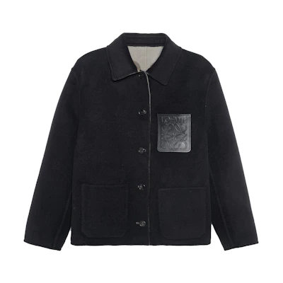LOEWE FW23 Reversible Jacket Sage Green Colorblock Design. H526Y03W65-8728