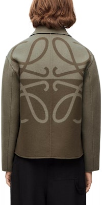 LOEWE FW23 Reversible Jacket Sage Green Colorblock Design. H526Y03W65-8728 Purchase LOEWE FW23 Reversible Jacket Sage Green Colorblock Design. H526Y03W65-8728