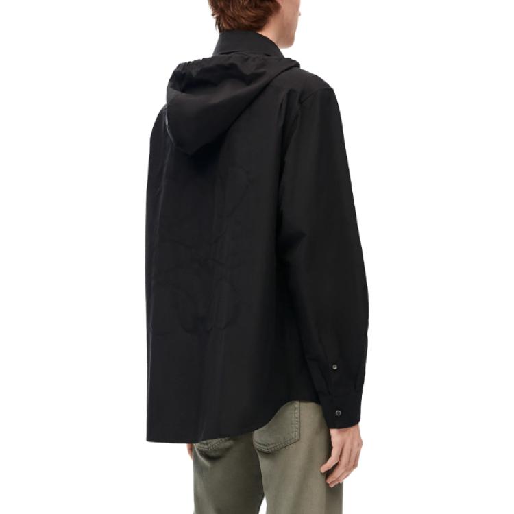 Shop LOEWE FW23  Solid Color Single-Breasted Casual Jacket. H526Y05WBB-1100