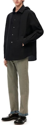 LOEWE FW23 Solid Color Single-Breasted Casual Jacket. H526Y05WBB-1100 Details for LOEWE FW23 Solid Color Single-Breasted Casual Jacket. H526Y05WBB-1100