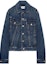 Buy LOEWE FW23 Washed Asymmetric Long-Sleeve Denim Jacket Blue H526Y13X21-6395