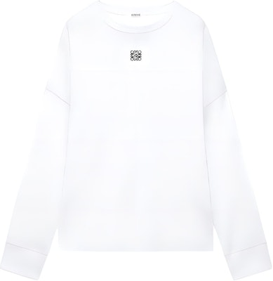 LOEWE FW23 白色長袖圓領T恤帶品牌標誌圖案。 H526Y22XAY-2100 Buy LOEWE FW23 白色長袖圓領T恤帶品牌標誌圖案。 H526Y22XAY-2100