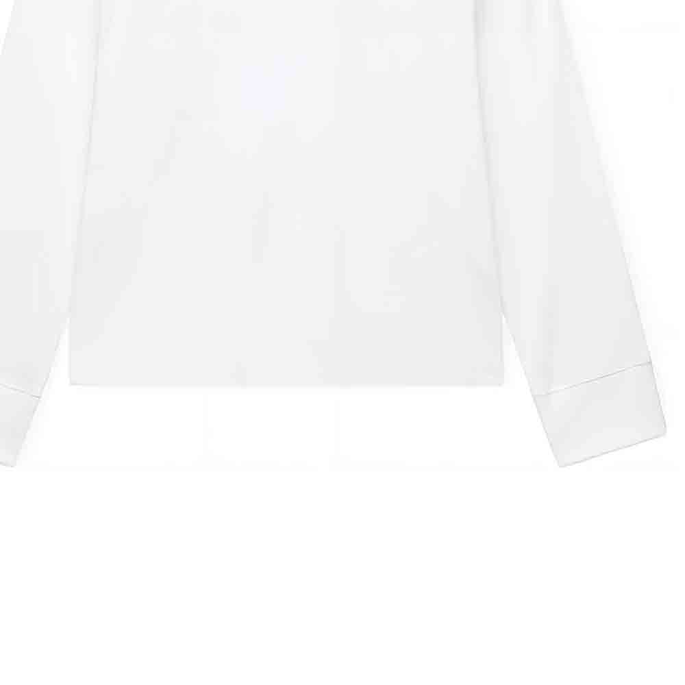 Cheap LOEWE FW23 白色長袖圓領T恤帶品牌標誌圖案。 H526Y22XAY-2100