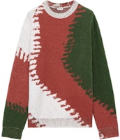 LOEWE FW23 Multicolor Ribbed Crewneck Oversized Sweater Fashion. H526Y14KH8-9990 LOEWE FW23 Multicolor Ribbed Crewneck Oversized Sweater Fashion. H526Y14KH8-9990