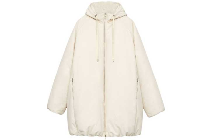 LOEWE FW23 Solid Color Drawstring Hooded Loose Jacket H526Y02W52-2110