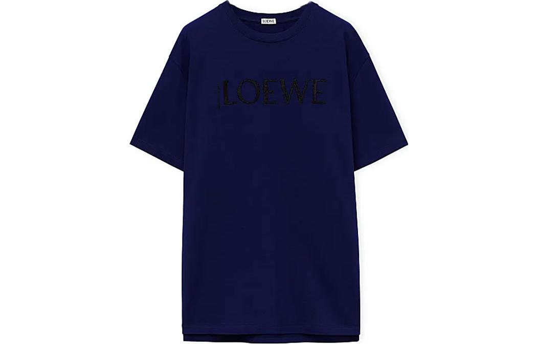 Details for LOEWE FW23 純色刺繡Logo短袖T恤 H526Y22X88-2280