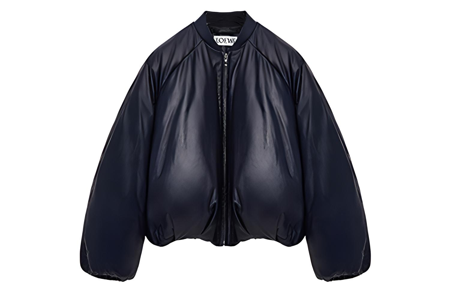 LOEWE FW23 Solid Color Zip-Up Bomber Jacket for Men H526Y19L70-5120