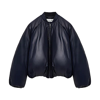 LOEWE FW23 Solid Color Zip-Up Bomber Jacket for Men H526Y19L70-5120