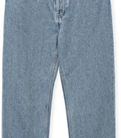 Sizing LOEWE FW23 Washed Vintage Straight-Leg Casual Blue Jeans for Men. H526Y11W07-4774