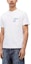 Cheap LOEWE FW23 White Loose Fit Crewneck T-Shirt with Embroidered Logo for Men. H526Y22X99-2100