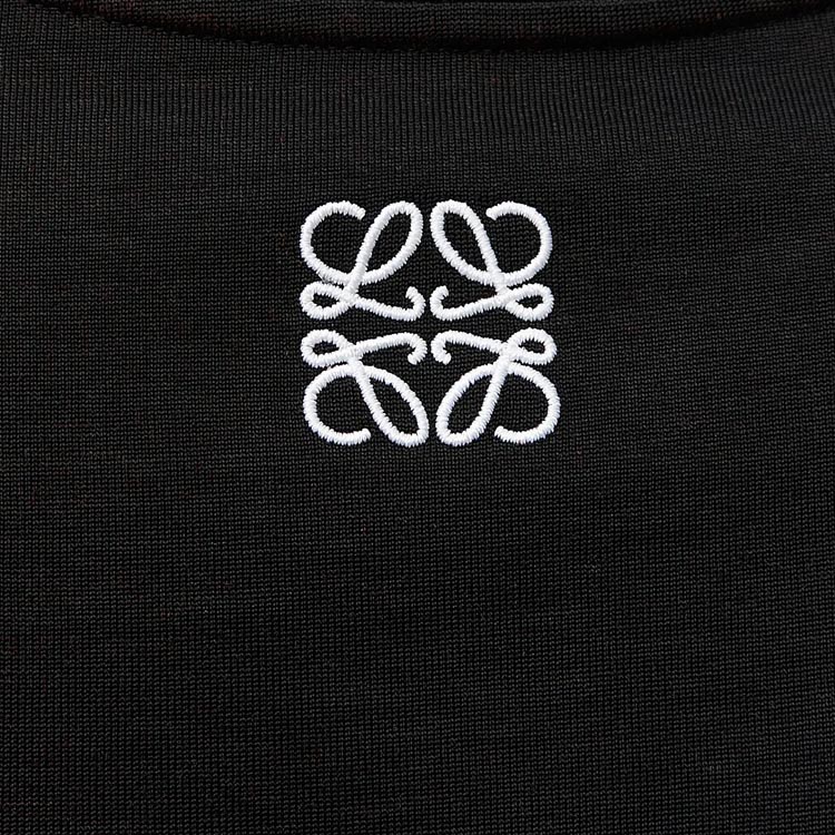 Details for LOEWE FW24黑色圓領T恤背面刺繡標誌款式。 H526Y22XBD-1102