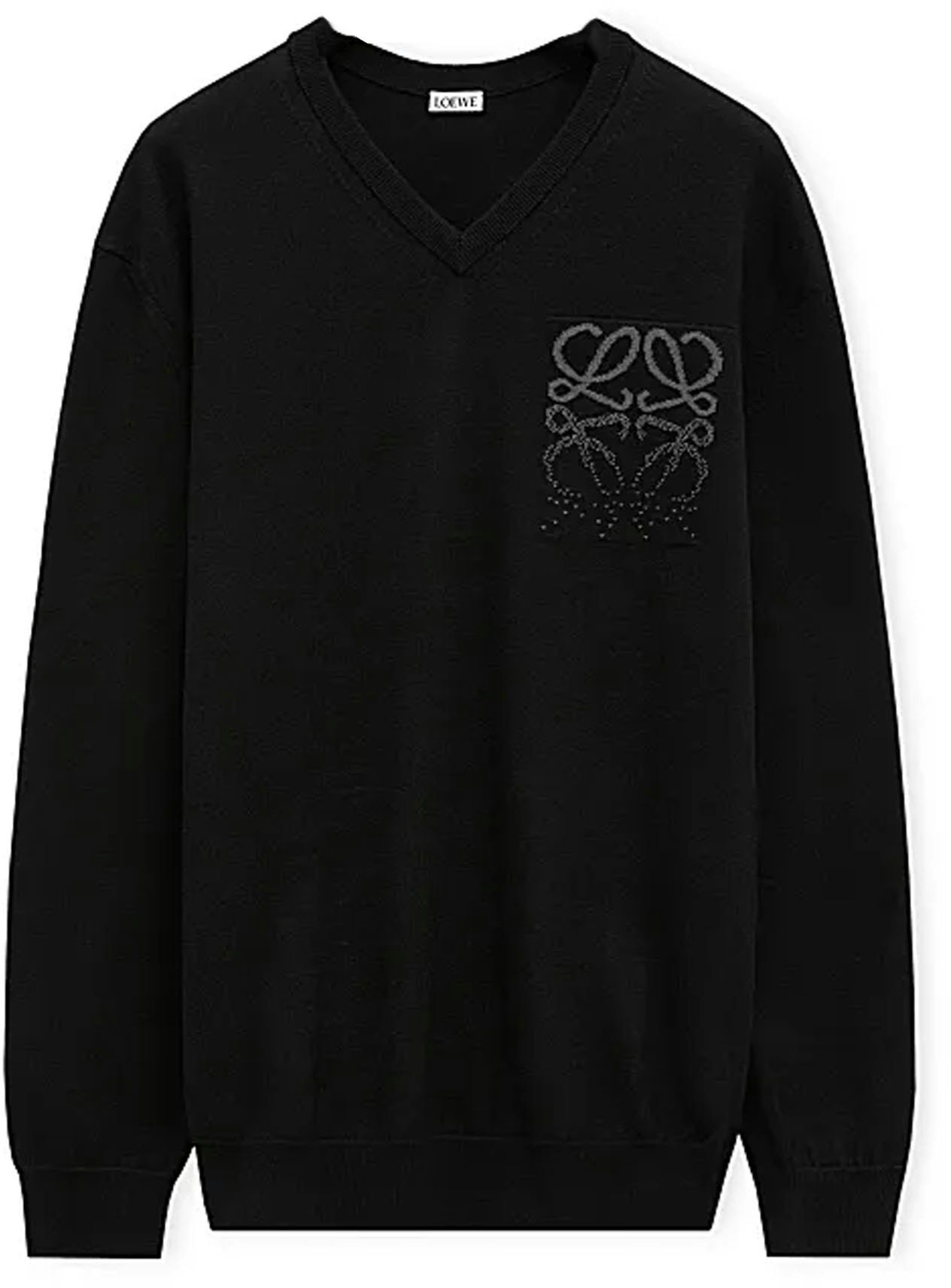 loewe-fw-24-black-logo-jacquard-v-neck-cashmere-sweater-h526-y14-kis-1547