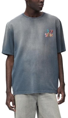 LOEWE FW24 Baju-T Longgar Logo Sulaman Biru Leher Bulat. HSM1Y22J05-4985 Shop LOEWE FW24 Baju-T Longgar Logo Sulaman Biru Leher Bulat. HSM1Y22J05-4985