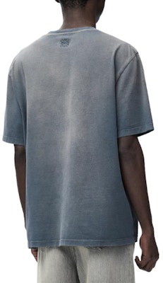 LOEWE FW24 Baju-T Longgar Logo Sulaman Biru Leher Bulat. HSM1Y22J05-4985 Purchase LOEWE FW24 Baju-T Longgar Logo Sulaman Biru Leher Bulat. HSM1Y22J05-4985