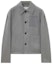 Order LOEWE FW24 Mixed Gray Single-Breasted Loose-Fit Long Sleeve Jacket. H526Y02W82-1440