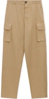 LOEWE FW24 Solid Color Cargo Pants with Zipper Pockets in Beige. H526Y04WEO-2150 LOEWE FW24 Solid Color Cargo Pants with Zipper Pockets in Beige. H526Y04WEO-2150