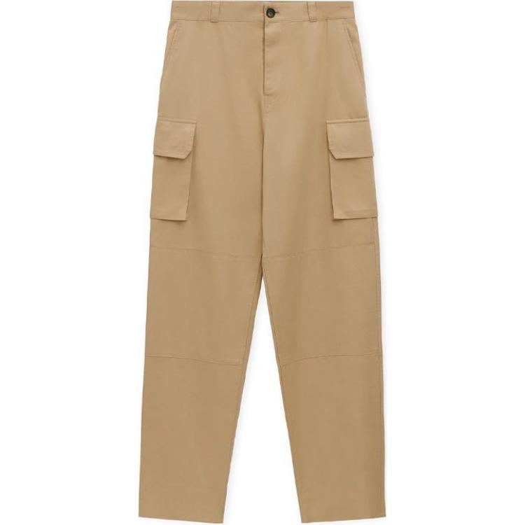 Order LOEWE FW24 Seluar Cargo Warna Beige dengan Poket Berzip. H526Y04WEO-2150