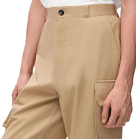 Sizing LOEWE FW24 Seluar Cargo Warna Beige dengan Poket Berzip. H526Y04WEO-2150